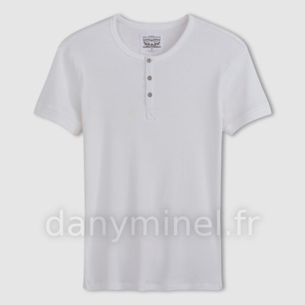 t shirt levis homme blanc