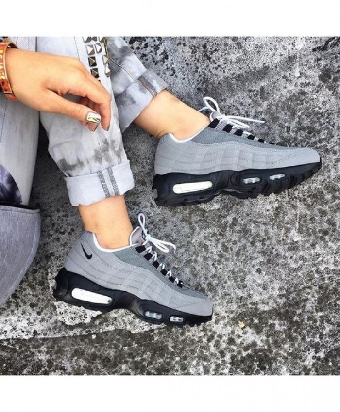 air max 95 femme noir et rose