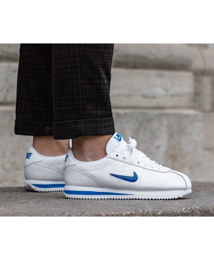 nike cortez femme bleu